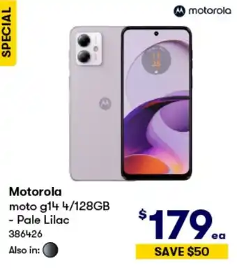 BIG W Motorola moto g14 4/128GB offer