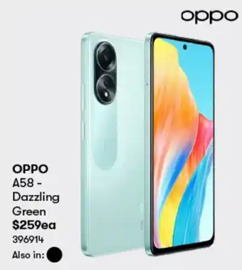 BIG W OPPO A58 offer