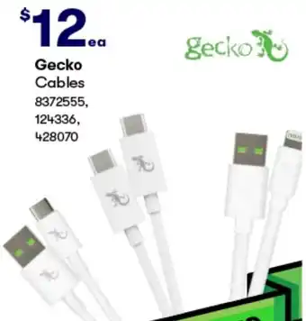 BIG W Gecko Cables offer