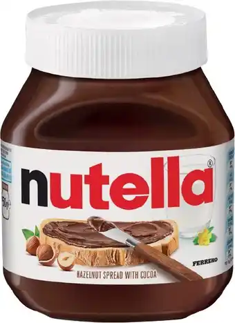 IGA Nutella hazelnut chocolate spread 750g offer