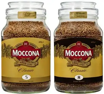Coles Moccona freeze dried instant coffee 400g offer