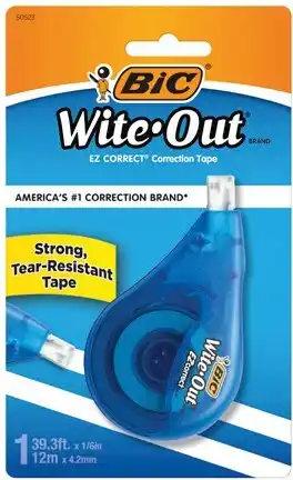 IGA Bic wite‑out ez correct correction tape 1 pack offer