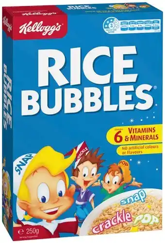 IGA Kellogg's rice bubbles 250g offer