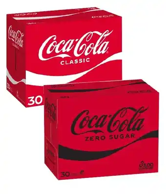 Coles Coca-cola soft drink 30x375ml offer