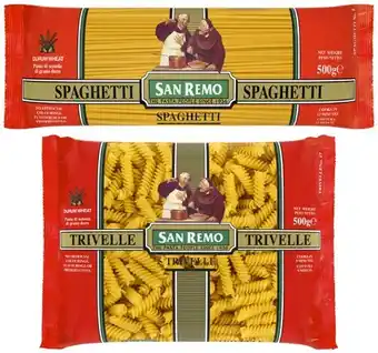 Coles San remo pasta 375g-500g offer