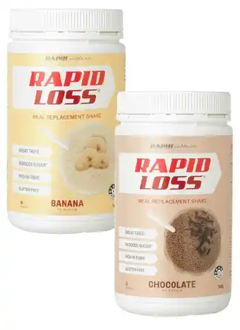 Coles Rapid loss meal replacement shake 740g offer