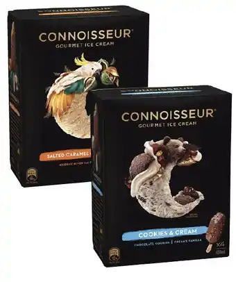 Coles Peters connoisseur multi pack 360ml-400ml offer