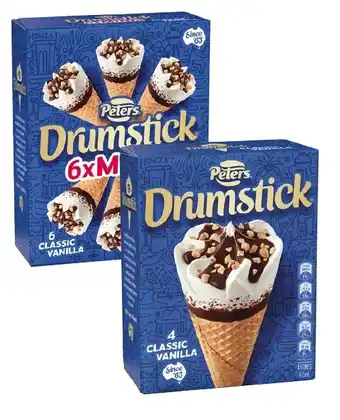 Coles Peters drumstick 4 pack-6 pack 475ml-490ml offer