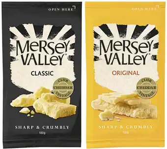 Coles Mersey valley cheese 180g offer