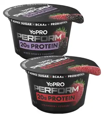 Coles Danone yopro perform yoghurt 175g offer