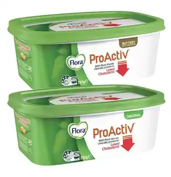 Coles Flora proactiv 250g offer