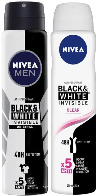 Coles Nivea antiperspirant aerosol deodorant 250ml offer