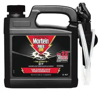 Coles Mortein powergard diy indoor & outdoor surface spray 2 litre offer