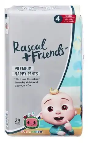 Coles Rascal + friends bulk nappy pants 22 pack-29 pack offer