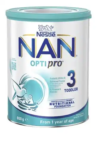 Coles Nestlé nan optipro 3 toddler milk drink 800g offer