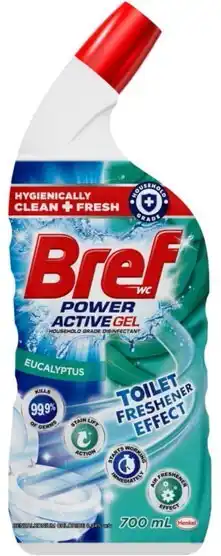 BIG W Bref power active gel toilet cleaner 700ml - eucalyptus^ offer