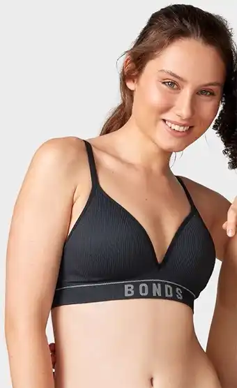BIG W Bonds retro rib wirefree bra offer