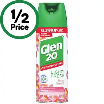 Woolworths Glen 20 all in one disinfectant spray 300g offer