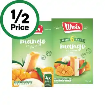 Weis bars 264-280ml pk 4-6