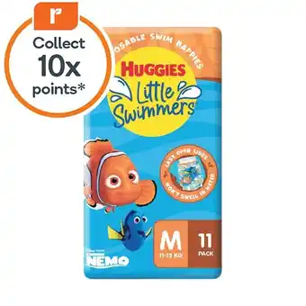Woolworths Huggies little swimmers pk 10-12 offer