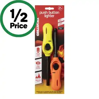 Grillworx push button lighter pk 2
