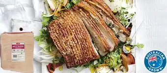Coles Coles australian pork belly roast boneless offer
