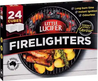 IGA Little lucifer firelighters 24 pack offer