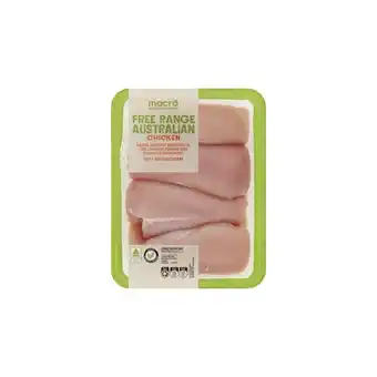 Woolworths Macro free range australian fresh chicken breast fillets skinless bulk tray – from the meat dept offer