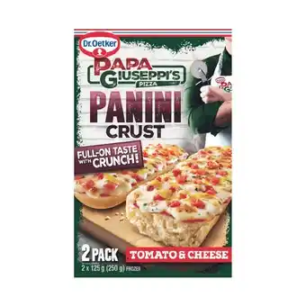 Woolworths Papa giuseppi’s panini 250g pk 2 – from the freezer offer