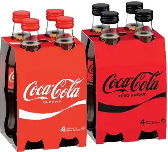 IGA Coca‑cola 4x330ml selected varieties offer