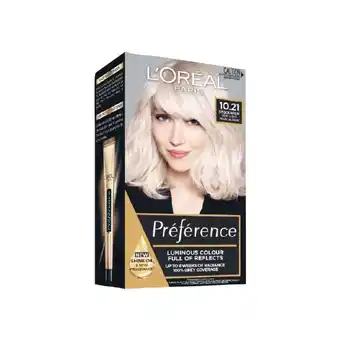 Woolworths L’oreal preference hair colour offer