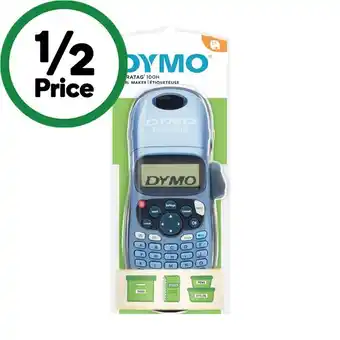 Dymo letratag 100h handheld labeller – blue