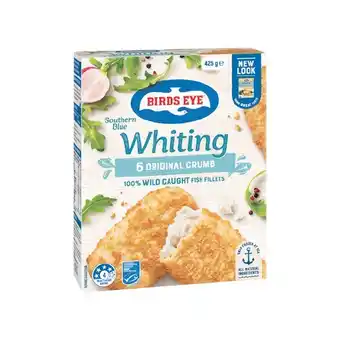 Woolworths Birds eye flathead or barramundi 270g, whiting or dory fish 425g – from the freezer offer