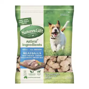 Woolworths Nature’s gift meatballs 700g offer