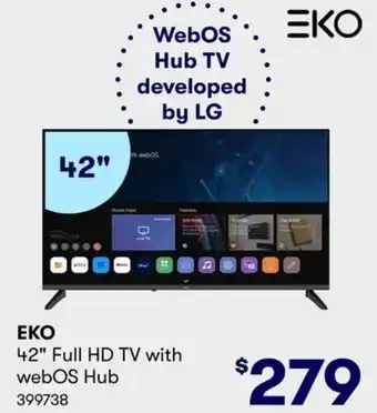 BIG W ΕΚΟ 42" Full HD TV with webOS Hub offer