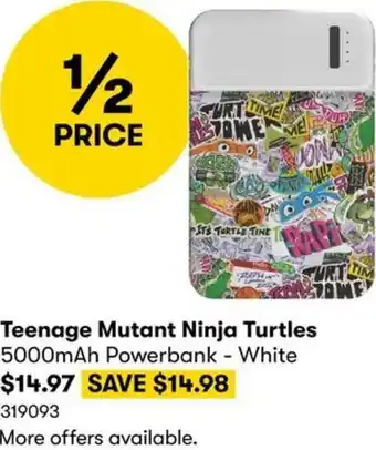 BIG W Teenage Mutant Ninja Turtles offer