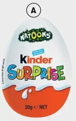 Kinder Surprise Chocolate Egg 20g