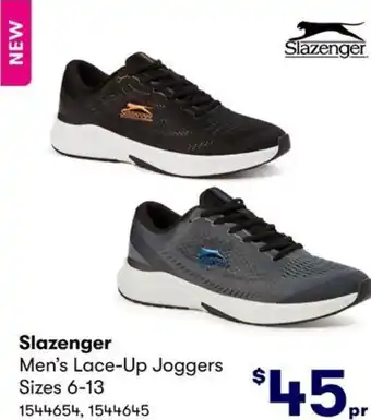 BIG W Slazenger Men's Lace-Up Joggers Sizes 6-13 offer