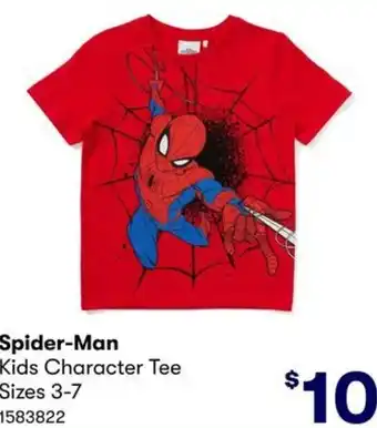 BIG W Spider-Man Kids Character Tee Sizes 3-7 offer
