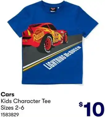 BIG W Cars Kids Character Tee Sizes 2-6 1583829 offer