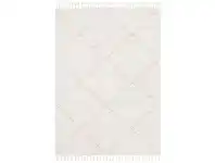 LivingStyles Saffron Hawa Fringed Shag Rug, 230x160cm, Pink offer