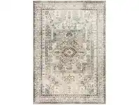 LivingStyles Avenue No.704 Tribal Rug, 400x300cm, Grey / Pink offer