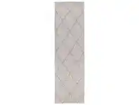 LivingStyles Goa No.03 Hand Tufted Modern Wool Runner Rug, 300x80cm, Grey offer