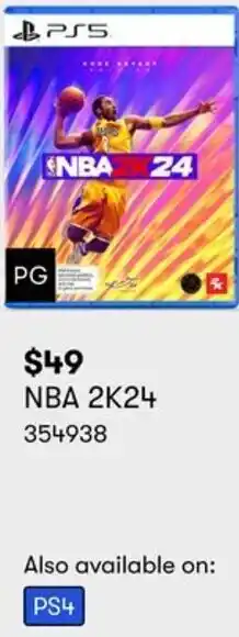 BIG W NBA 2k24 offer