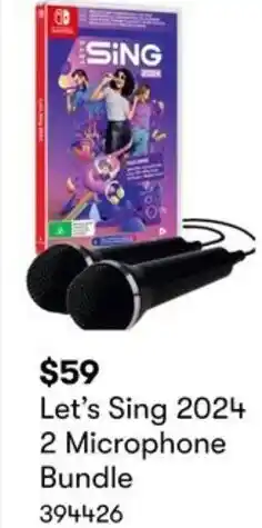 Let's Sing 2024 2 Microphone Bundle 394426