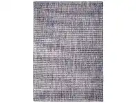 LivingStyles Carson Modern Wool Rug, 160x110cm, Indigo offer