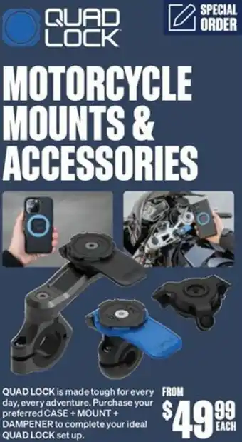 SuperCheap Auto MOTORCYCLE MOUNTS & ACCESSORIES offer