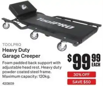 SuperCheap Auto Heavy Duty Garage Creeper offer