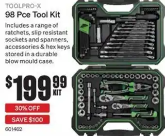 SuperCheap Auto 98 Pce Tool Kit offer