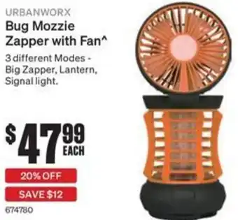 SuperCheap Auto Bug Mozzie Zapper with Fan offer